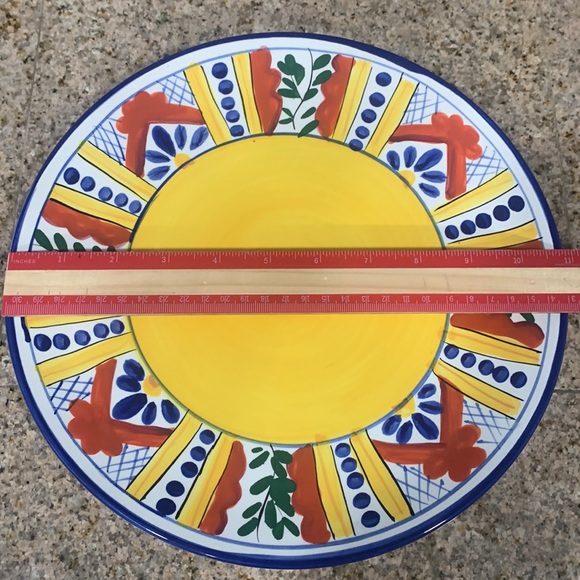 Certified International Nancy Green Dinner Plate- Talevera pattern - Picture 4 of 4